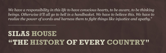 Silas House: The History of Every Country