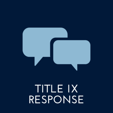 click here for the title nine response policies