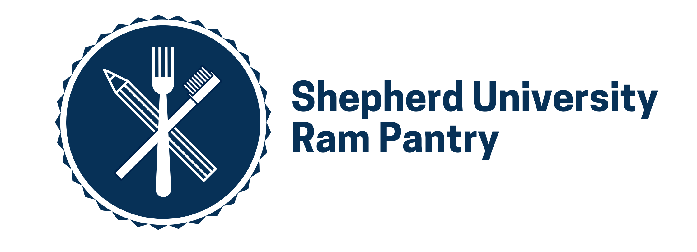 shepherd university ram pantry and logo