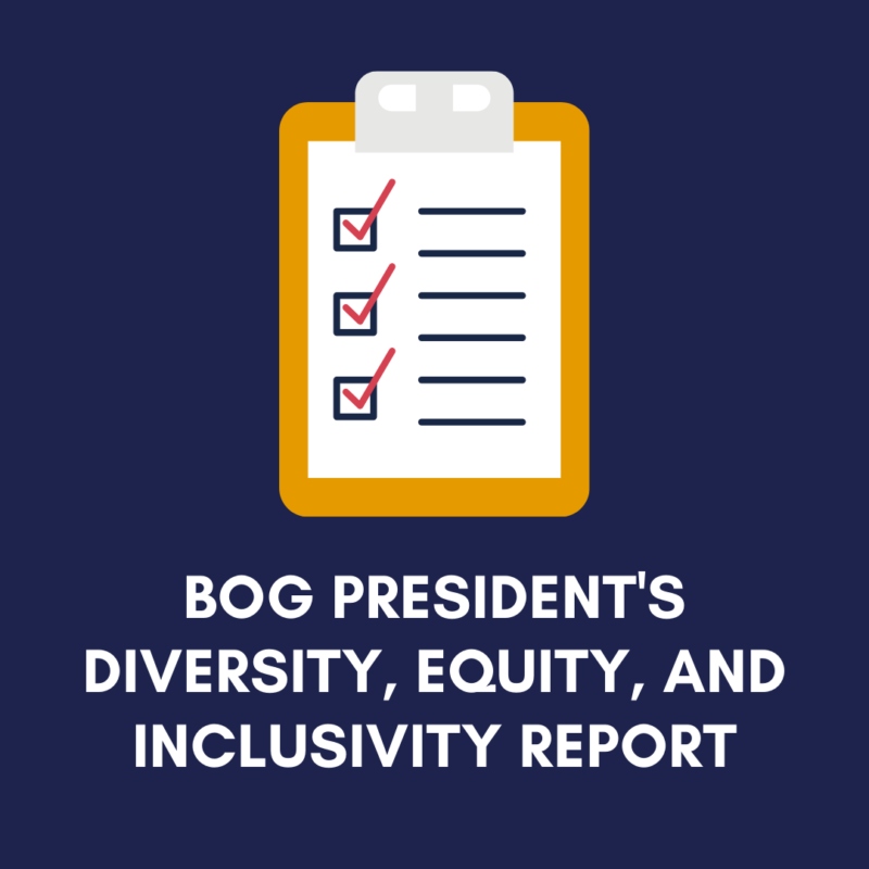 BOG presidents diversity, equity, and inclusivity report