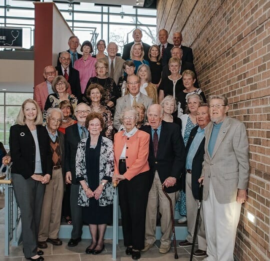Photo of people inducted into McMurran Society.