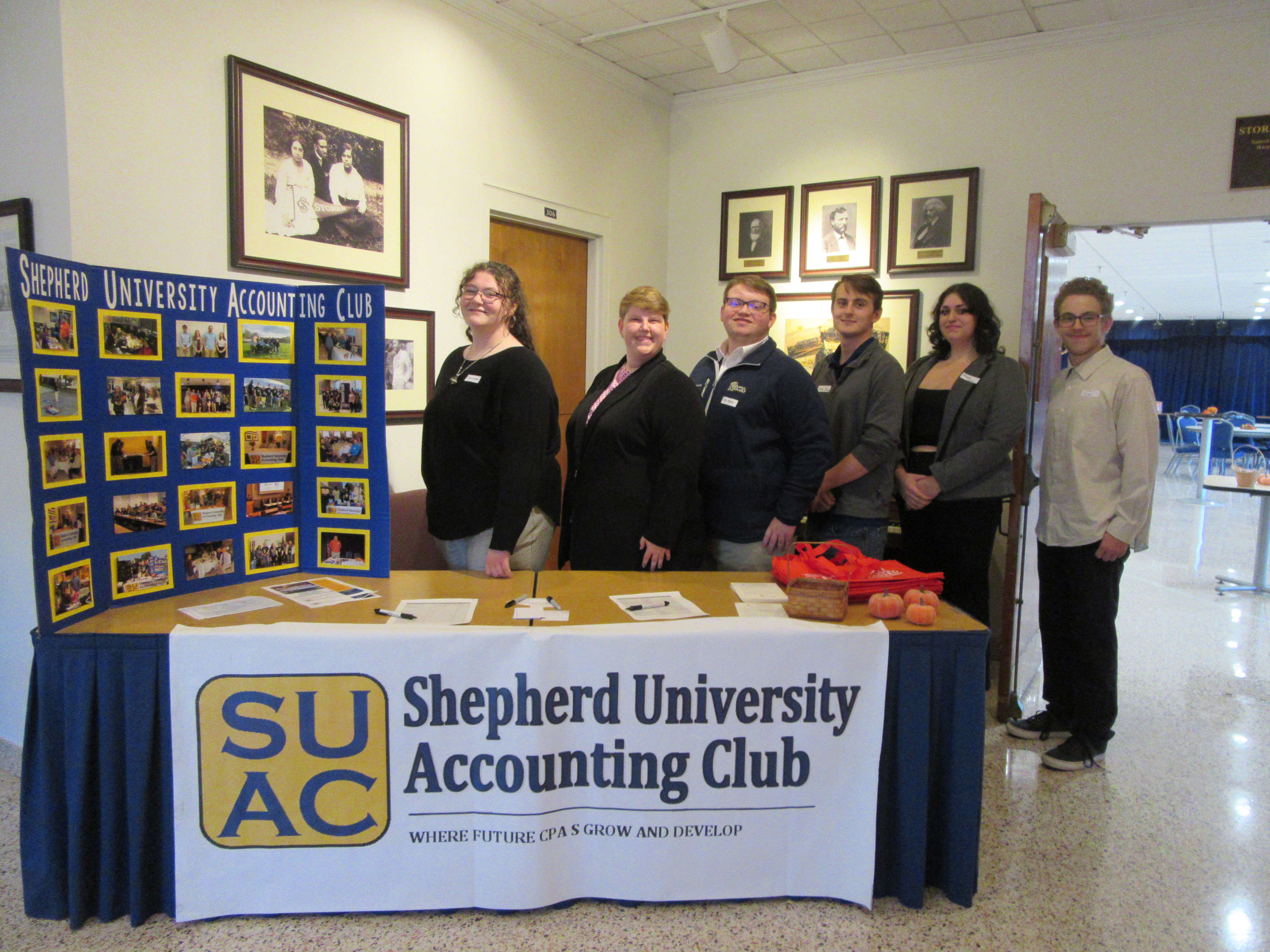 Group photo of Shepherd University Accounting Club.