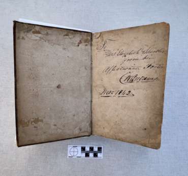 New Testament and Psalms with 1842 inscription to Elizabeth Shindler from her pastor.