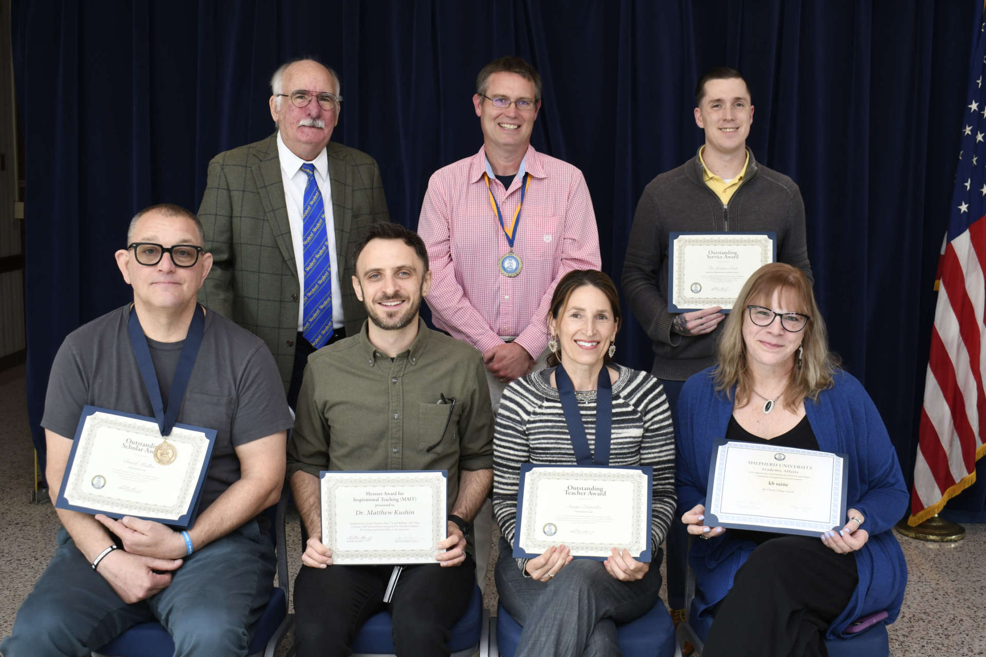Group photo of faculty who received 2023 awards.