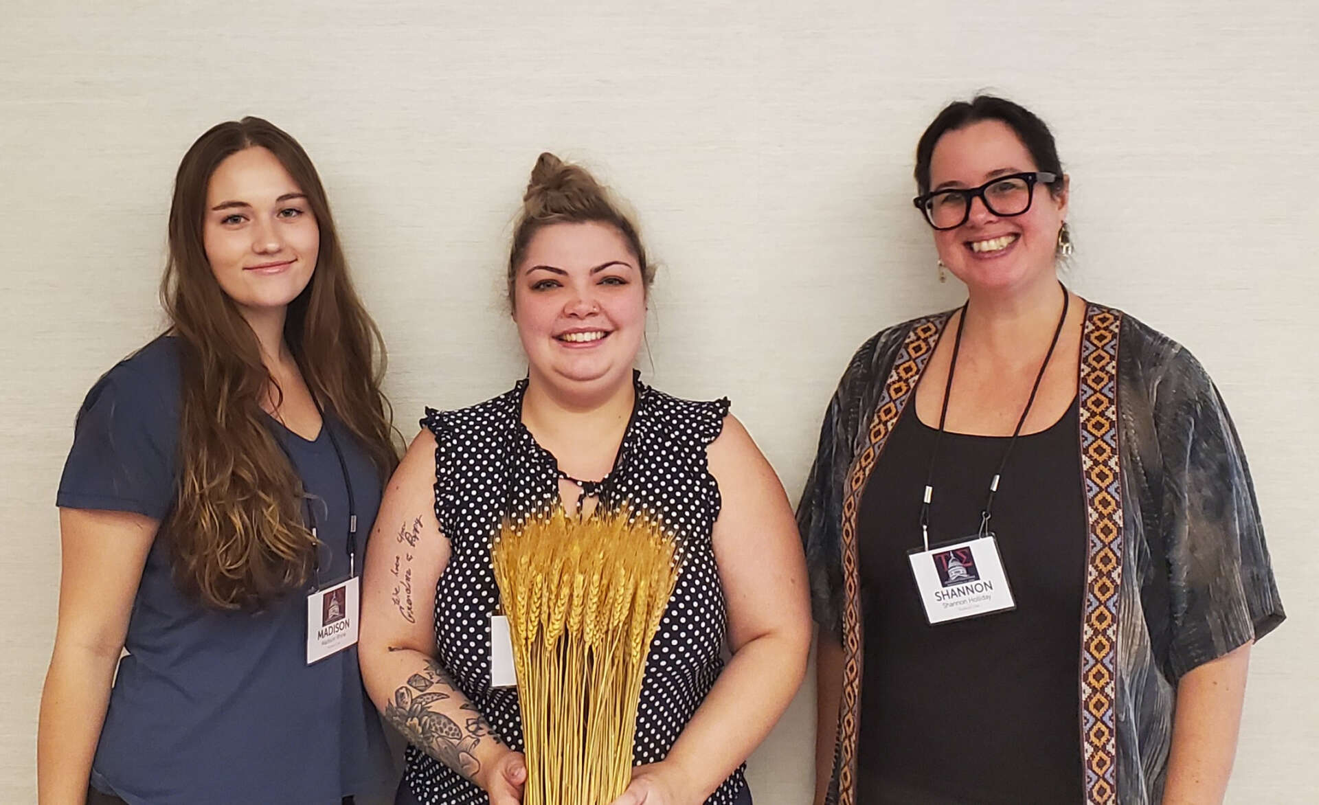 Photo of Madison Rhine, Kayla Keeler, and Shannon Holliday.