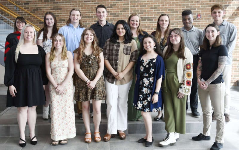 Group photo of Phi Kappa Phi initiates.