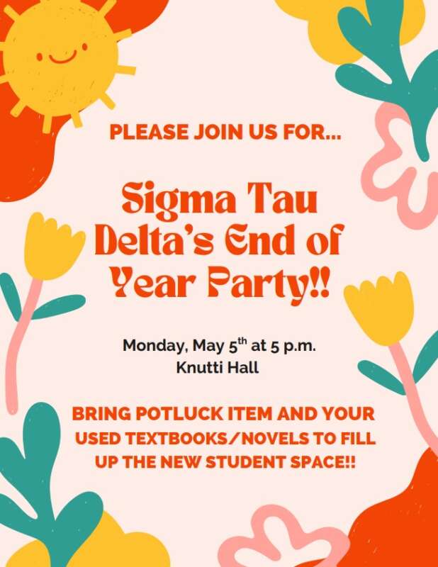 2025 STD End-of-Year Party Flyer