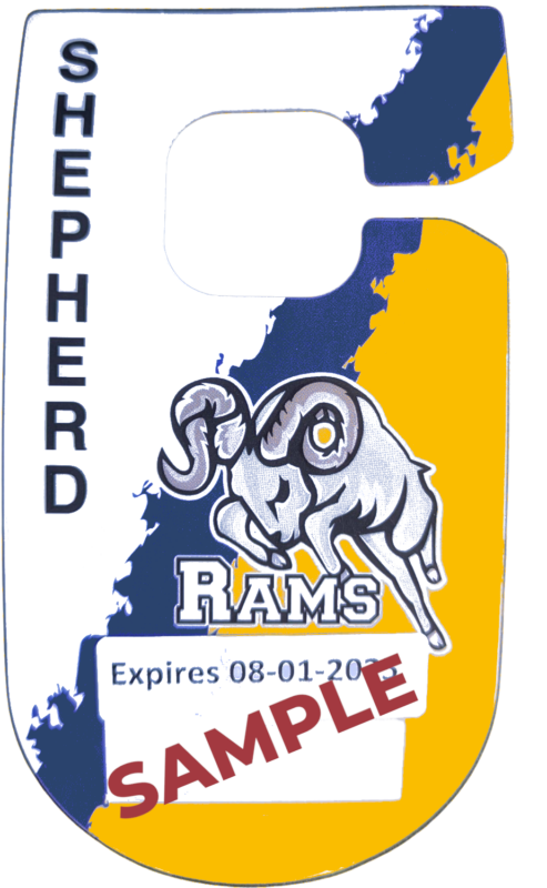 Shepherd Rams hang tag sample