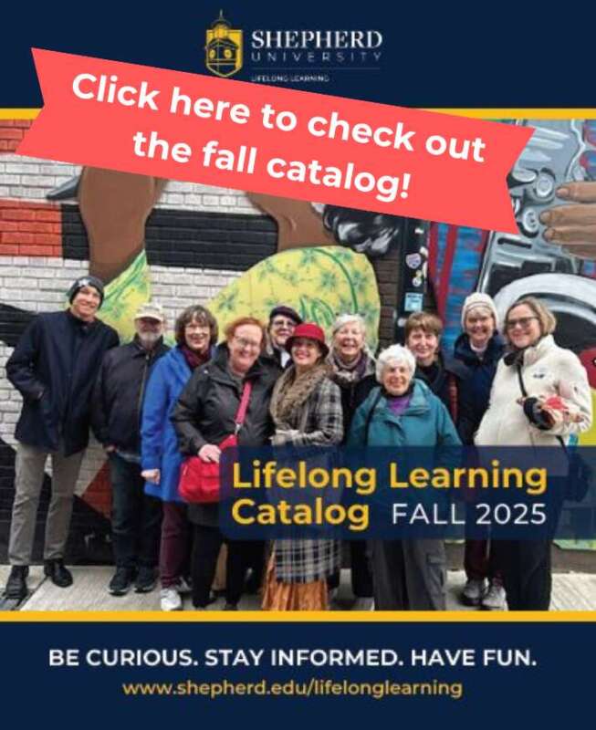 Lifelong Learning Fall Catalog Click Here