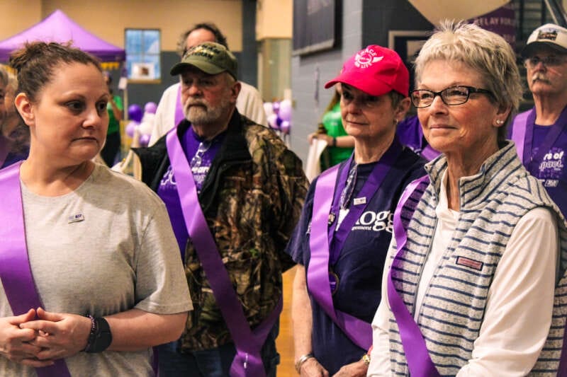 Group of cancer survivors gathering