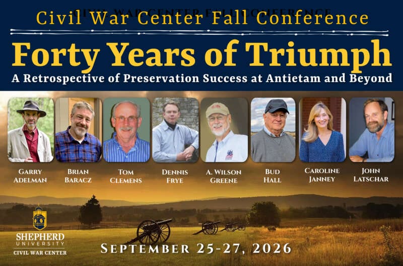 40 Years of Triumph graphic showing speakers