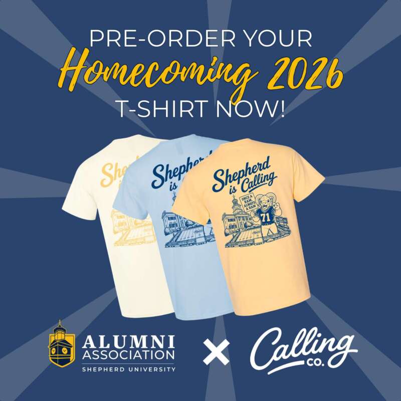 SUAA and Calling Co. homecoming tshirt graphic